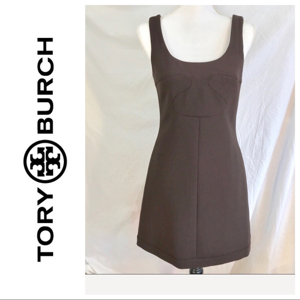 Tory Burch Vintage Retro Wool Blend Mod Mini Dress